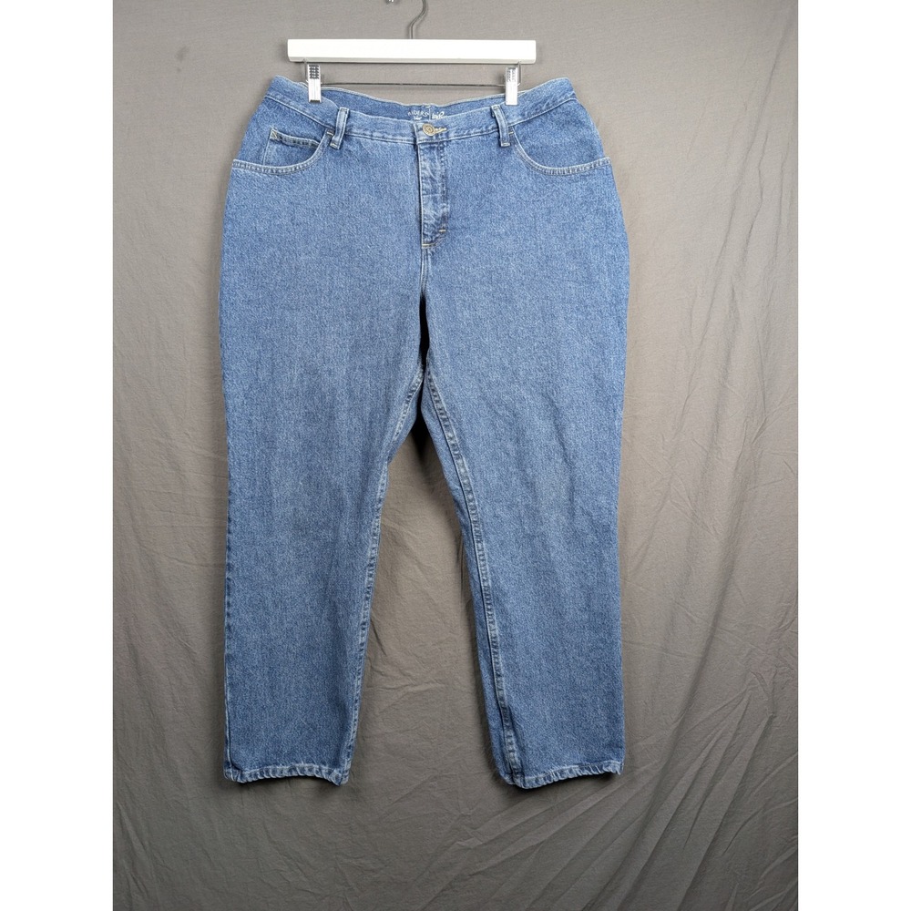 Riders by Lee Indigo Womens Blue Straight Leg Denim Jeans 18W P